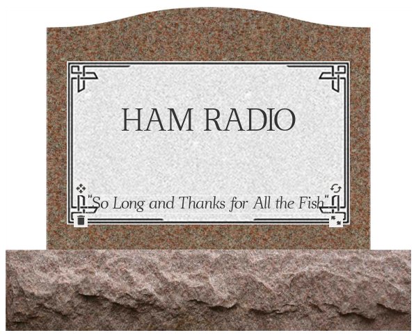 Ham Radio Headstone