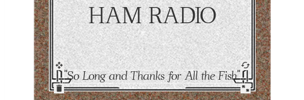 Ham Radio Headstone